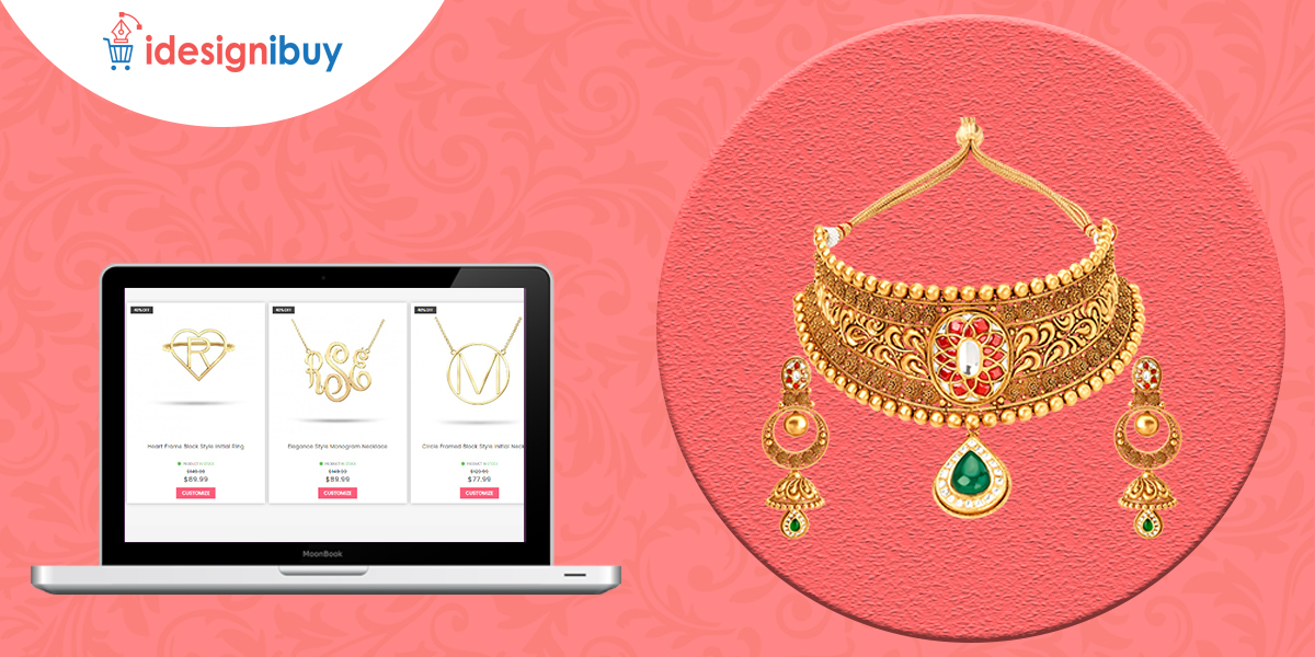 Delight your customers by offering personalised jewelry using our jewelry design tool