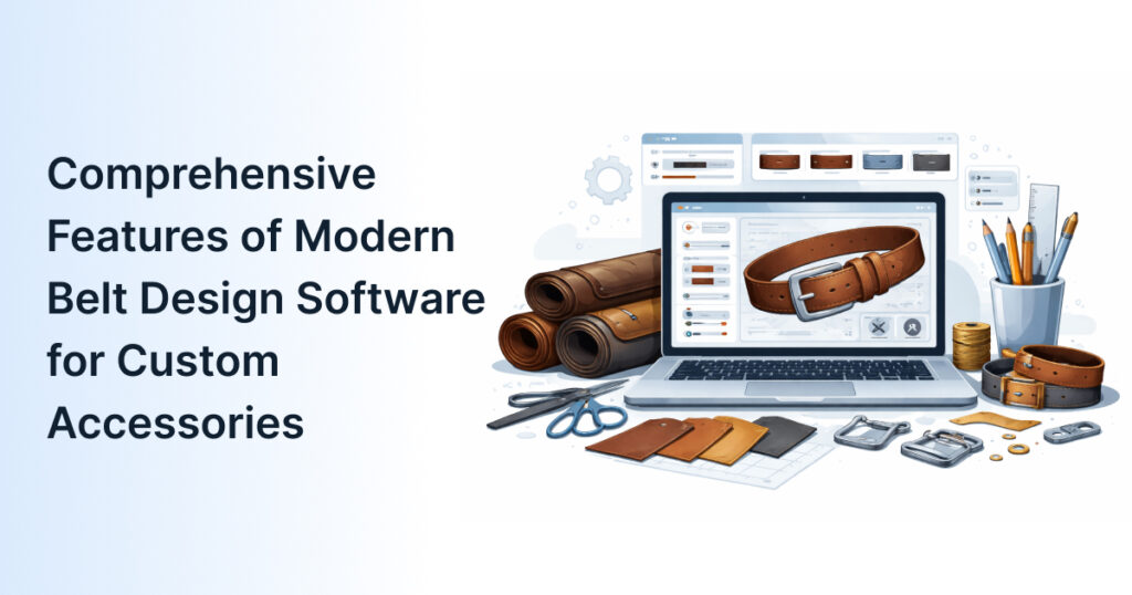 Belt design software for custom and 3D belt creation