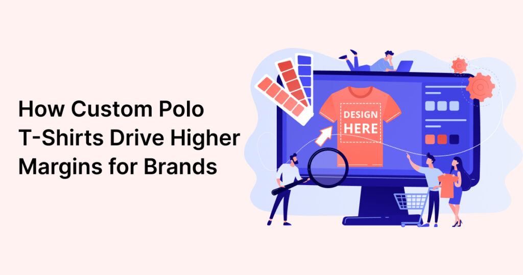Custom polo t-shirt design using digital tools